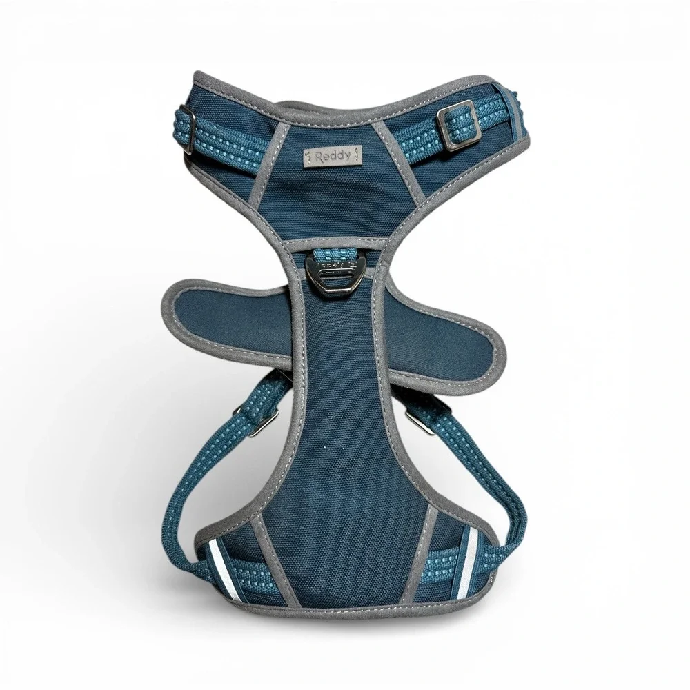 Reddy Large Dog Harness and Collar -‎ Adjustable, Durable Nylon, Metal Clips